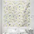 thumbnail image 1 of Yellow Tapestry, Pattern with Bees and Chamomile Daisy Flowers in Flourishing Meadow Nature, Fabric Wall Hanging Decor for Bedroom Living Room Dorm, 5 Sizes, Grey Yellow White, by Ambesonne, 1 of 1
