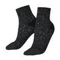 thumbnail image 2 of Bingfone Black Glitter Design Patterned Men'S Women'S Casual Cotton Socks, 2 of 9
