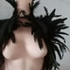 thumbnail image 5 of Bufanda victoriana de bufanda de Halloween, cuello gótico, para mujer, capa con s descubierto capa Negro Macarena Capa chal mujer, 5 of 7