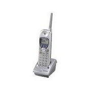 Panasonic KX-TGA270S - Cordless extension handset with caller ID/call waiting - 2.4 GHz - 4-way call capability - 2-line operation - silver - for Panasonic KX-TG2700S, KX-TG2720S, KX-TG2730S, KX-TG2740S