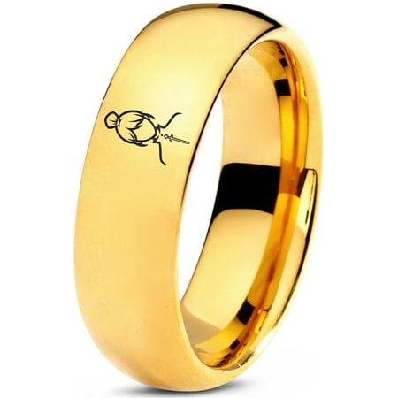 10 K Gold Ring Tungsten Mens Rings Gamer Retirement 14th Anniversary Gift for Him Graduation Jewelry 10 K Gold Ring Tungsten Mens Rings Gamer Retirement 14th Anniversary Gift for Him Graduation Jewelry