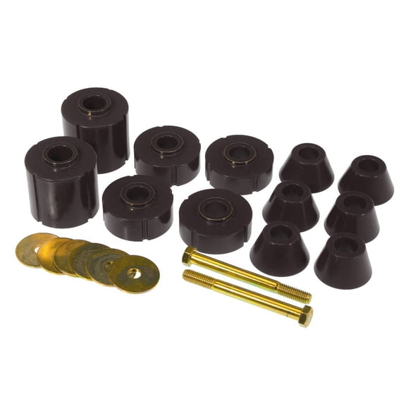 Prothane 73-80 GM Body Mount 12 Bushing Kit - Black Fits select: 1978-1979 CHEVROLET K10, 1980 CHEVROLET BLAZER