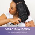 thumbnail image 4 of Cepillo flexible Curl Keeper, morado, cepillo desenredante con cerdas flexibles para usar en la ducha, peinar los rizos y eliminar los enredos, accesorios ligeros para todo tipo de cabello, 4 of 6