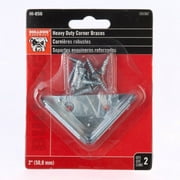 Bulldog Hardware Heavy Duty Corner Braces 2pk, 2"