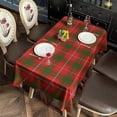 thumbnail image 2 of Red Green Checkerboard Checkered Pattern Rectangle Tablecloth 60"x102",Waterproof Polyester Rectangle Table Cloth, Wipeable Spillproof Polyester Tablecloth for Dining, Camping, Indoor and Outdoor, 2 of 6