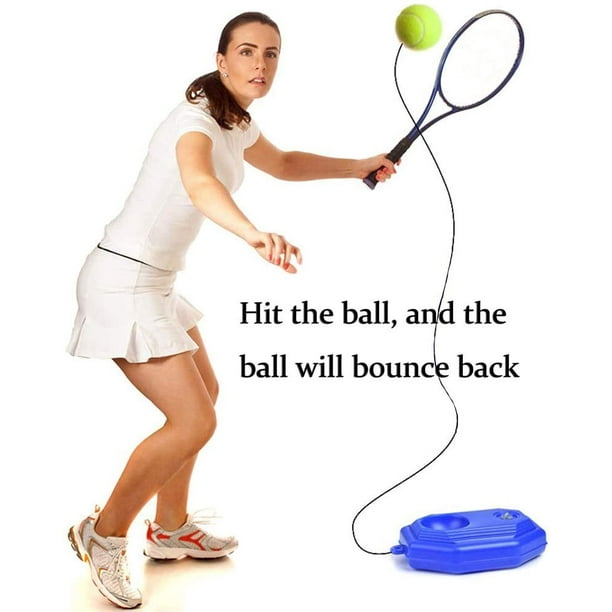 Solo Tennis Trainer Rebound Ball Fill Drill Tennis Trainer with String Rebounder Tennis Practice Equipment