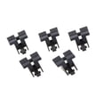 5Pcs PCIE 16X Slot for Desktop Computer Motherboard with Fishtail Attachment Clip PCIE X16 Socket PCIE 16X Graphics Card Slot