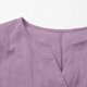 thumbnail image 4 of Vestidos Casuales Para Mujer, Blusas De Mujer De Moda Camisa de botones lisa de moda para mujer, blusa holgada con cuello en V para mujer, 4 of 6