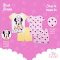 thumbnail image 3 of Conjunto de pijama Disney para niñas Minnie Garden, 100% algodón, 2T, 4 piezas, 3 of 5