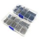thumbnail image 4 of Kit de 240 tornillos para guitarra, para reparación de botones de correa de afinador de pastillas de guitarra plata, 4 of 6