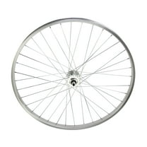 Bike 29 x 30mm Alloy Front Wheel 36 Spoke 14G Silver 3/8 Axle Double Wall Silver.