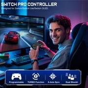 Wireless PC Controller, ESYWEN PC Gaming Controller for Switch/Switch 2 with Hall Joystick, Programmable