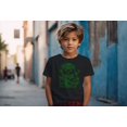 thumbnail image 2 of Lucky Maneki-Neko Cat in Leprechaun Hat St. Patricks Day Youth's T-shirt, 2 of 3