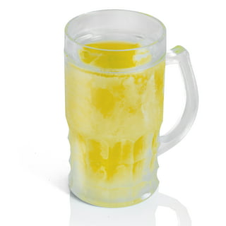 Granatan Beer Mugs for Freezer - Frosted Beer Mugs - Beer Mug - Double Walled Freezer Mugs with Gel - Freezer Beer Mug - Frosty Mug - Beer Glasses for