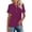 Dark Purple, variant on Women's Contemporary Lapel Short Sleeve Solid Color Printed Button Down Casual Shirt Top Tunic Tops Summer Casual Daily Wear Holiday Travel Vacation Gift for Her/Him Navy XL