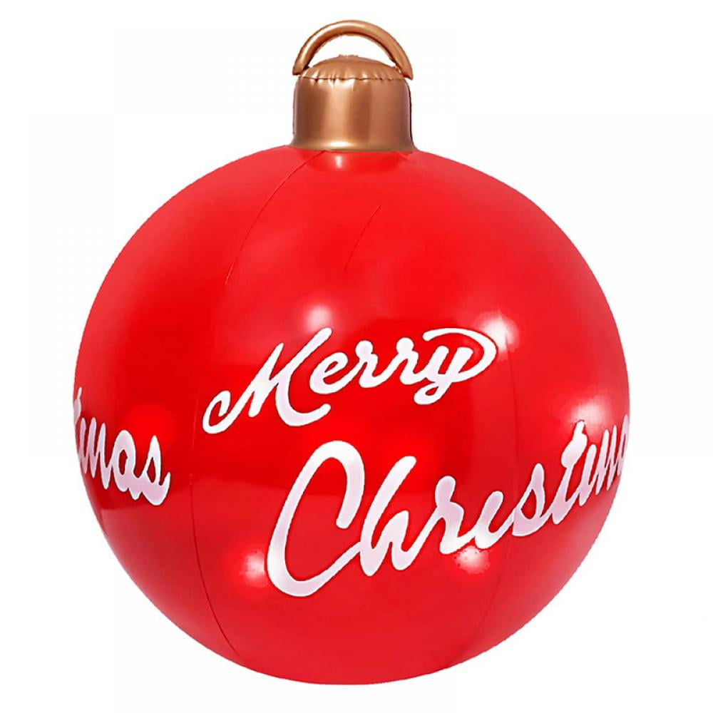 Christmas Inflatable Ball, PVC Outdoor Christmas Decoration, Christmas Blow Up for Indoor, Yard