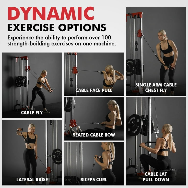 Shoulder And Tricep Workout Cable Machine Tricep Rope Bicep Pull