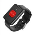 thumbnail image 5 of 2X Reloj de Pulsera de 433,92 MHz, Transmisor de Radiofrecuencia por Radiofrecuencia, Botón de Llamada, Botón de Emergencia SOS Inalámbrico para Personas Mayores, Color Negro, 5 of 5