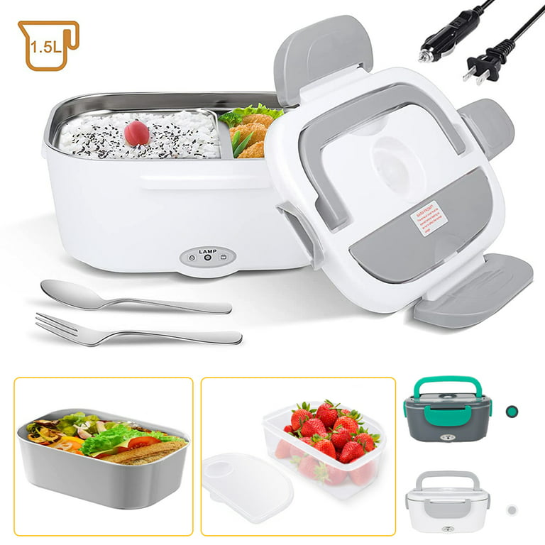 Electric Lunch Box Heat Preservation And Heating Lunch Box Self-heating Car  Portable Lunch Box Plug-in Rechargeable Lunch Box 