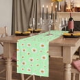 thumbnail image 2 of Table Runners 90 Inches Long Dress Scarves, Spring Floral Daisy Farmhouse Coffee/Dining/Kitchen Table Runner for Living Room, Sage Green Elegant Pastoral Flowers 13x90 Inch, 2 of 9