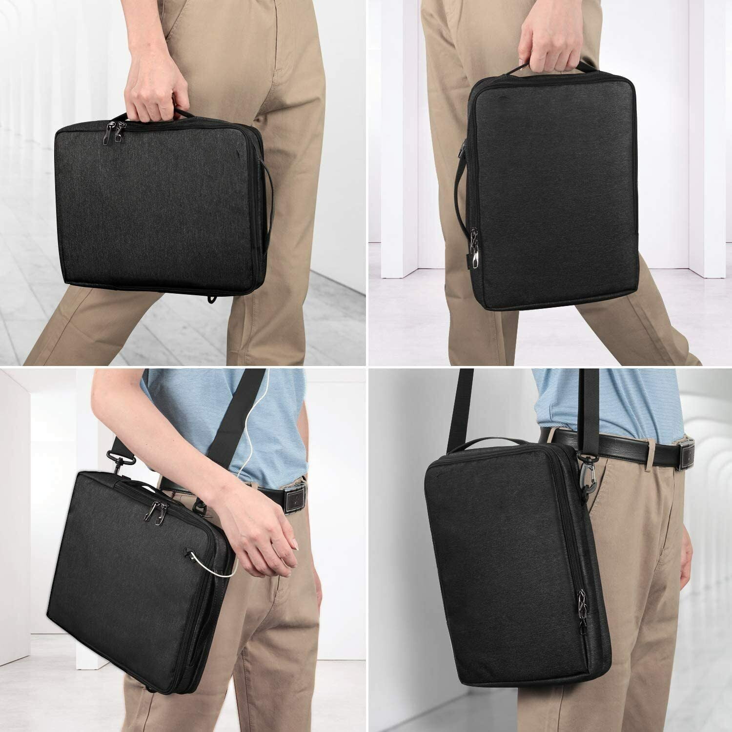 Laptop Shoulder Bag, 14 inch Padded Computer Tablet Carrying Case for Laptop/Book