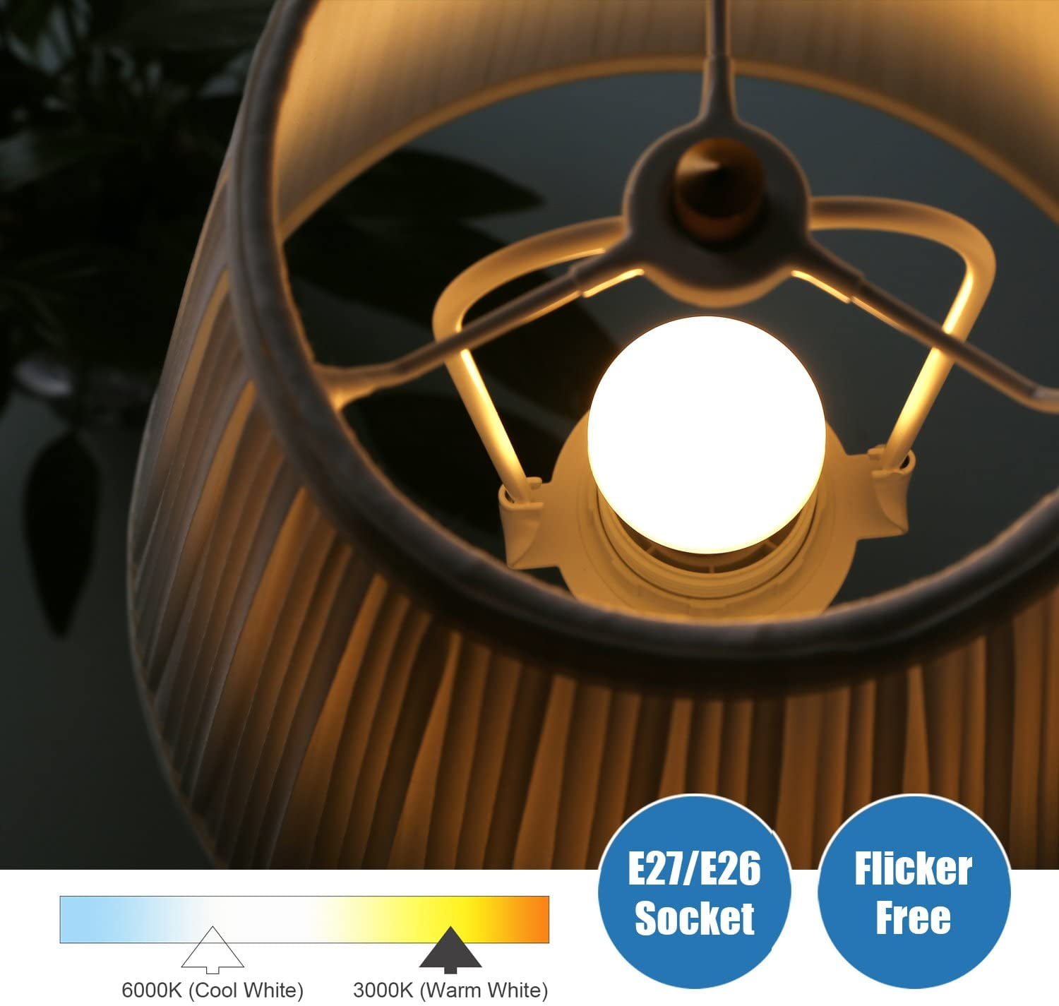 270 Lumen Energy Saving Elrigs LED Bulb Mini Size 6000K E26 Medium Base 6-Pack Cool White 25W Equivalent 3W 270 Lumen Energy Saving Elrigs LED Bulb Mini Size 6000K E26 Medium Base 6-Pack Cool White 25W Equivalent 3W