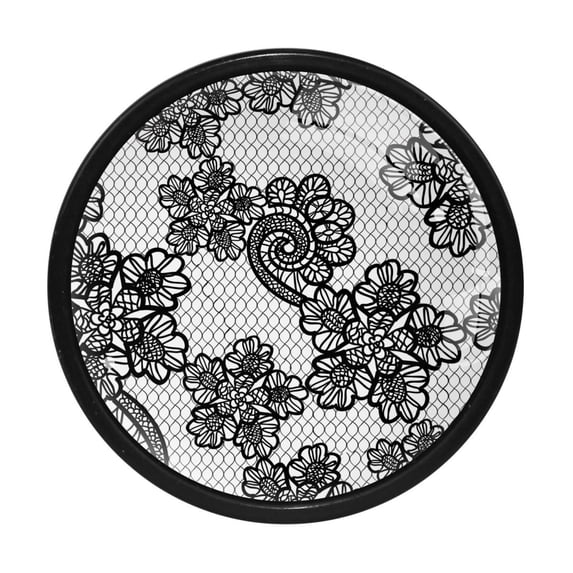 4 Pcs Floral Lace Knobs for Kitchen Cabinet Cupboard Dresser Bookcase Drawer Pulls Handles Round Home Decor