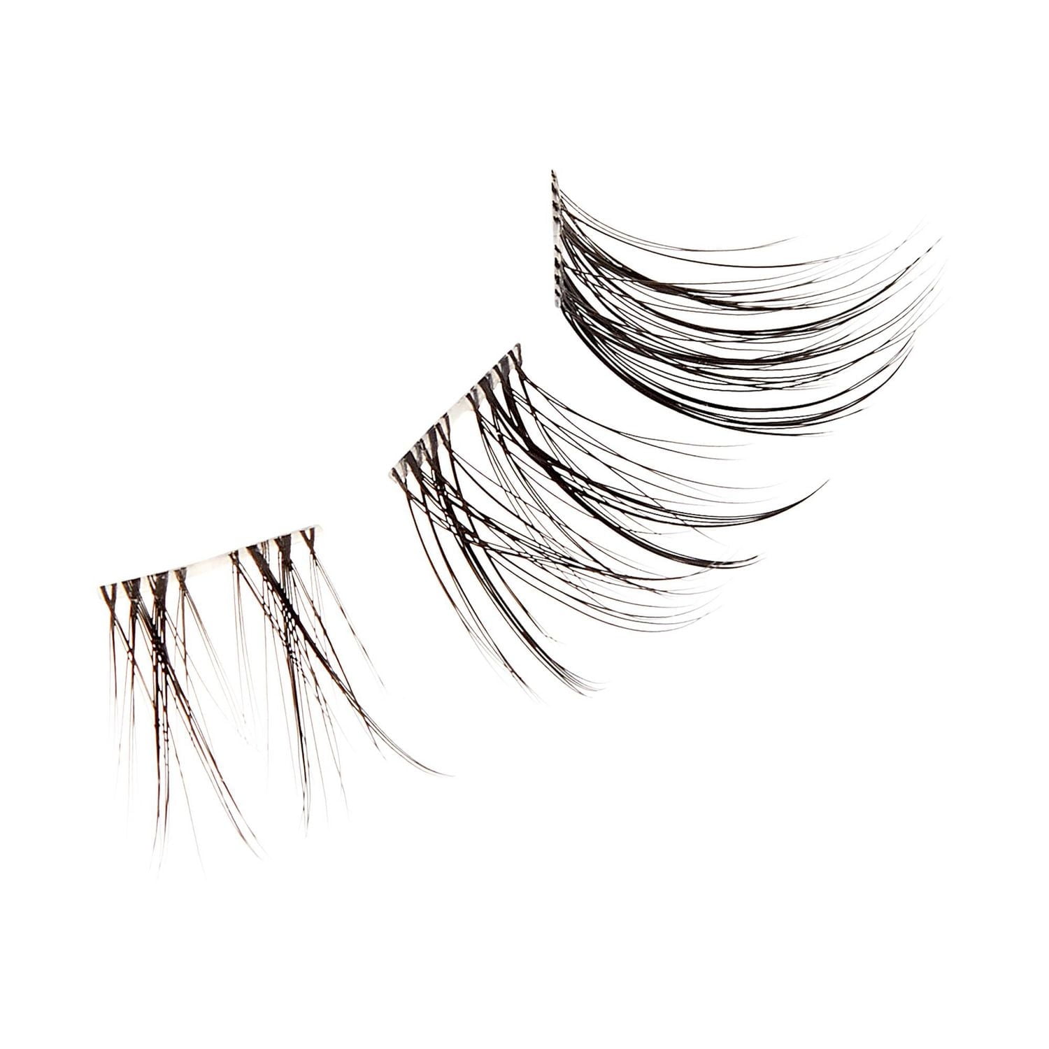 KISS FALSCARA Clear Band, Feathery & Wispy Wisps, Multipack, 24 Clusters., Clear Band, Feathery & Wispy Wisps