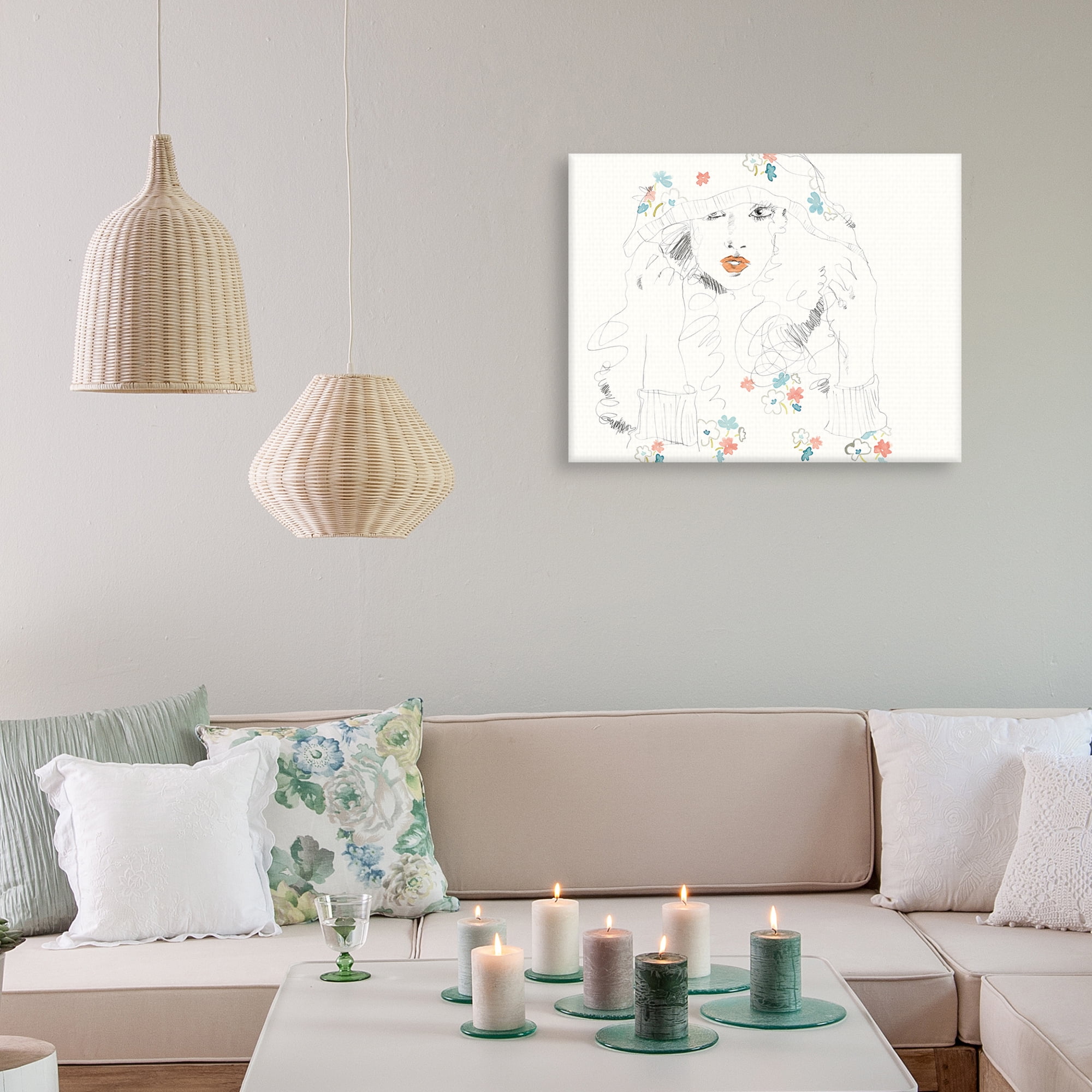 The Girl Style by Aurora Bell Canvas Art Print