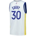 thumbnail image 3 of Men's Fanatics Stephen Curry White Golden State Warriors Fast Break Replica Player Jersey - Association Edition, 3 of 3