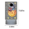 thumbnail image 3 of NARABB LED Night Lights USB Charge , Bright Night Light,three Color Light Adjust , Soft White Small Nightlight Touched On/Off For Kid Room, Bedroom, Bathroom, Desk Lamps For An Office In Home, 3 of 8