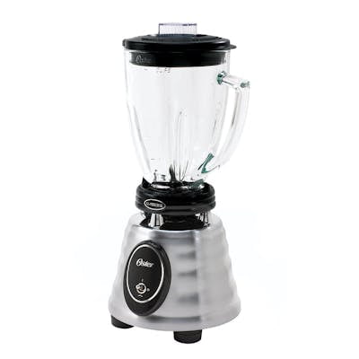 Oster Classic Series Heritage Blender with 6-Cup Glass Jar, Stainless Steel
