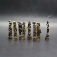 thumbnail image 6 of A set bronze statues handmade brass eight immortals crossing the sea, 6 of 8