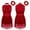Burgundy-A, variant on Alvivi Kids Girls Sequin High Neck Tassel Leotard Latin Jazz Salsa Skating Dress 6-16