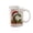 C, variant on Letter M Christmas Initial Mug, Ceramic Monogram Coffee Cup for Cocoa, Tea, Home Drinkware, Office Desks, and Personalized Holiday Gift Giving