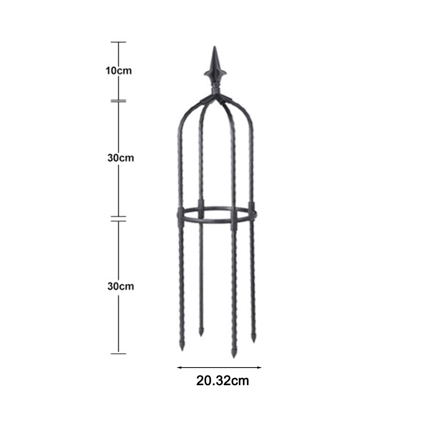 AYYUFE Plant Climbing Frame Rustproof Plant Trellis Stable Easy to Install Plant Support Rack for Home Garden