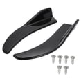 thumbnail image 4 of Terraxo 2 Pieces Car Corner Spoiler Pair Front Rear Diffuser Splitter Protector PP Material Anti Scratch Suitable for Sports Car Styling Vehicle Enhancement Black, 4 of 8