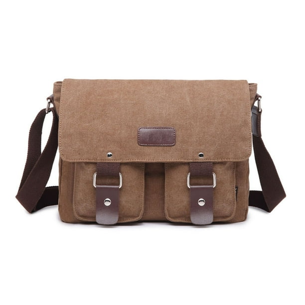 Men Messenger Bag School Shoulder Canvas Vintage Crossbody Military