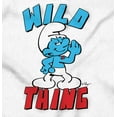 thumbnail image 2 of Hefty Smurf Tattooed Wild Thing Funny Hoodie Sweatshirt Women Men Brisco Brands M, 2 of 6
