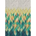 thumbnail image 1 of Ahgly Company Indoor Rectangle Patterned Hazel Green Novelty Area Rugs, Swatch Sample, 1 of 6
