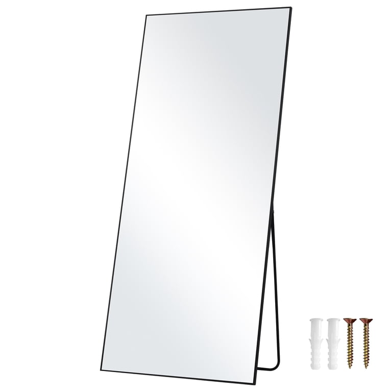 KFFKFF Full Length Floor Mirror 71'' x 31'' Free Standing Wall