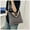 D, variant on Canvas Tote Bag - Large Capacity 'INSIDE OUT' Print Shoulder Bag, Casual Japanese Style Handbag for Office, School & Daily Use, Adjustable Strap Messenger Bag