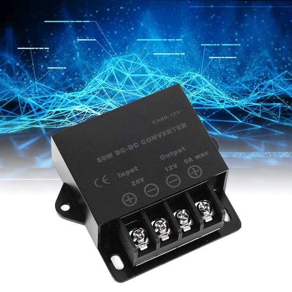 DC Power Electric Transformer, 24V To 12V Car Electric Converter Long Lasting for Vehicle