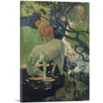 thumbnail image 1 of ARTCANVAS The White Horse 1898 Canvas Art Print by Paul Gauguin - Size: 40" x 26" (1.50" Deep), 1 of 9