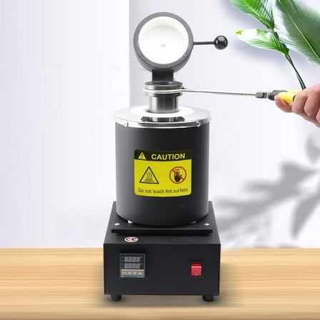 Xianers 1400W Propane Melting Kit with Lifting Tongs Made of Stainless Steel Includes Crucible Foundry Kiln Forge for Smelting Scrap Metal Recycle Gold Copper Aluminum Casting Machines