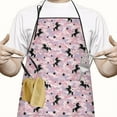 thumbnail image 2 of Cartoon Unicorn Star Camouflage Apron-Garden Aprons for Women with Pockets-Cotton Linen Waterproof Kitchen Cooking Gardening Aprons Adjustable for Kitchen,Cooking,BBQ and Salon 33x27 Inch, 2 of 7