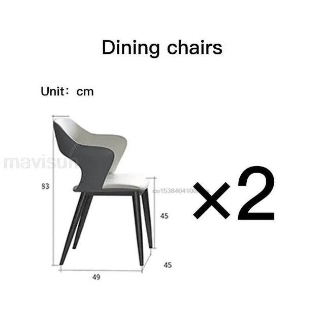 Stainless Steel Marble Kitchen Tables For Dinner Modern Long Rectangular Pandora Glossy Slate Dining Table Indoor Furniture My Lux Decor Round