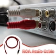 thumbnail image 4 of Uxcell 2 Pcs Cable RCA Baño de Oro, 3.3ft (1 Metro) Cable RCA a Extremo Abierto de Cable Desnudo de Audio, Cable de Extensión RCA para Guitarra, Altavoces, Equipos de Audio, 4 of 6