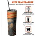 thumbnail image 6 of Art Painting Tumbler 20 oz Travel Coffee Mug Art Skinny Tumblers with Lid and Straw Stainless Steel Insulated Coffee Cups Gift for Art Lover, 6 of 6