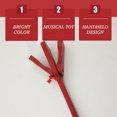 thumbnail image 3 of Jouet en Bois Castanet Flapper Instrument de Percussion pour Enfants Jouet d'Apprentissage Musical, 3 of 8